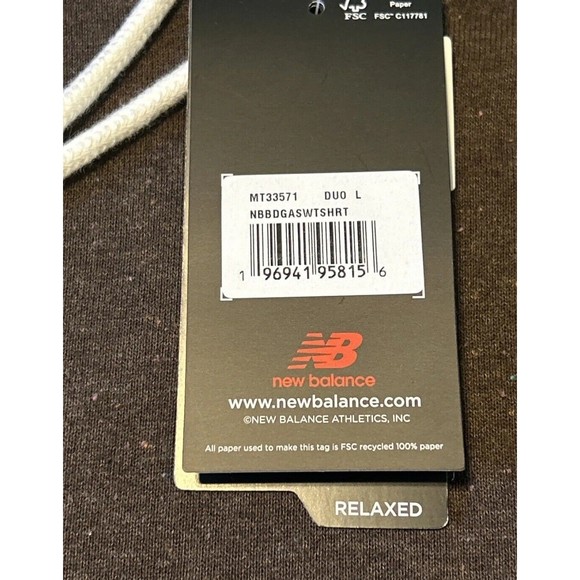 New Balance x Bodega Hoodie DUO Men’s Size LARGE Brown Drawstring RARE MT33571 - Picture 3 of 10